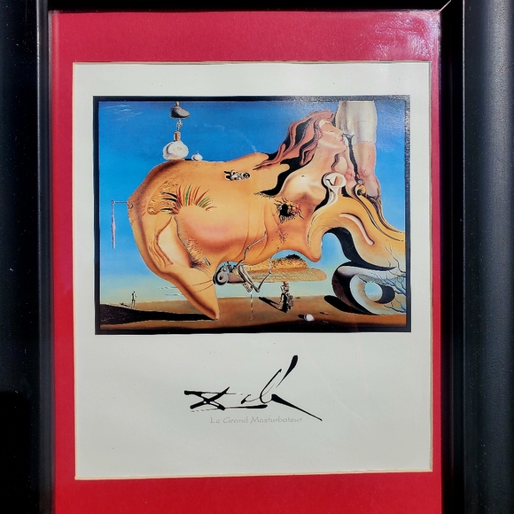 Salvador Dali - Le Grand Masturbateur (1929) Framed Print - Picture 2 of 11